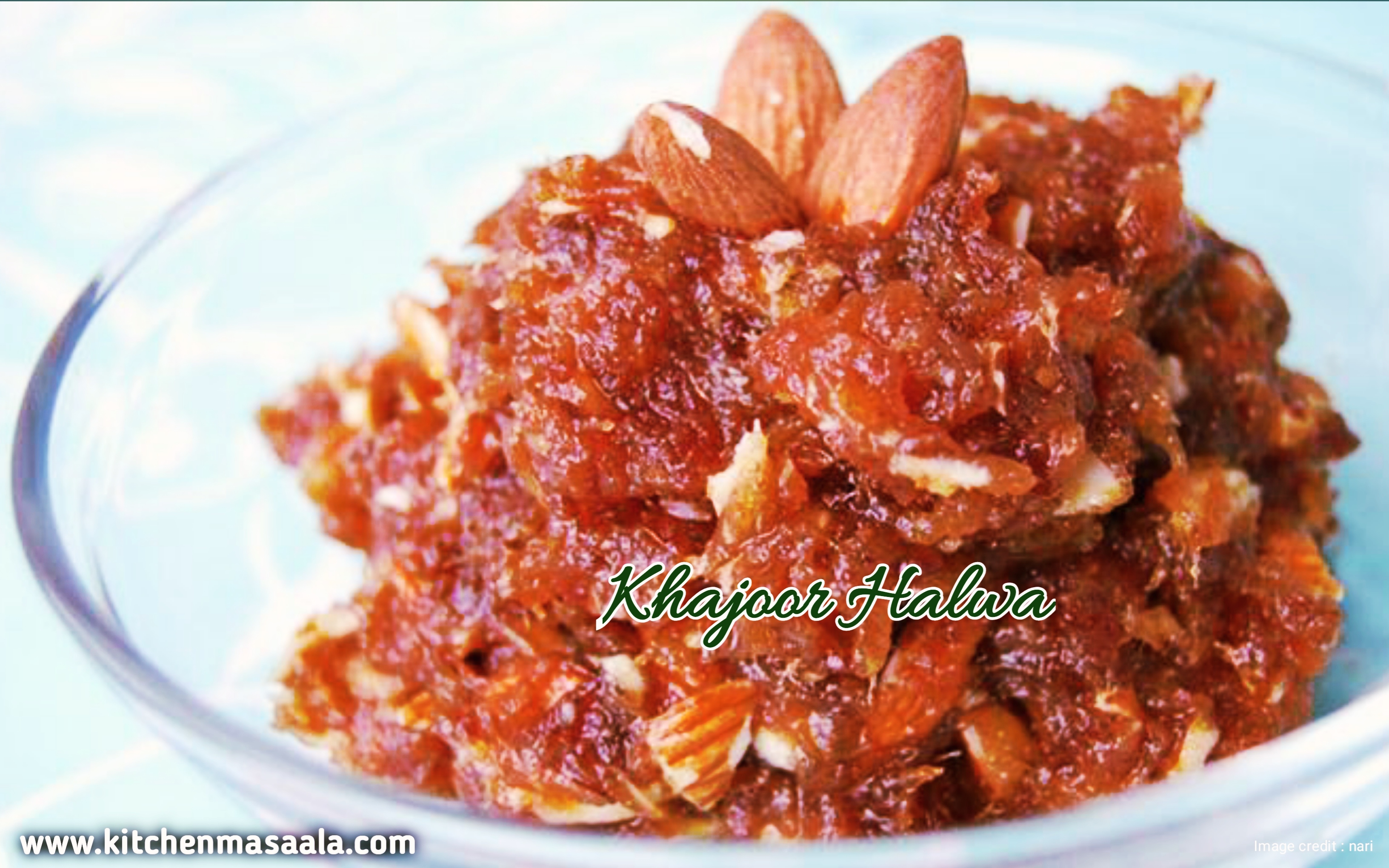 खजूर का हलवा बनाने की विधि || Khajur ka Halwa recipe in Hindi,khajoor halwa image