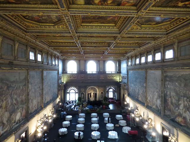 Salone dei Cinquecento, Hall of the 500, Palazzo Vecchio, Piazza della Signoria, Florence