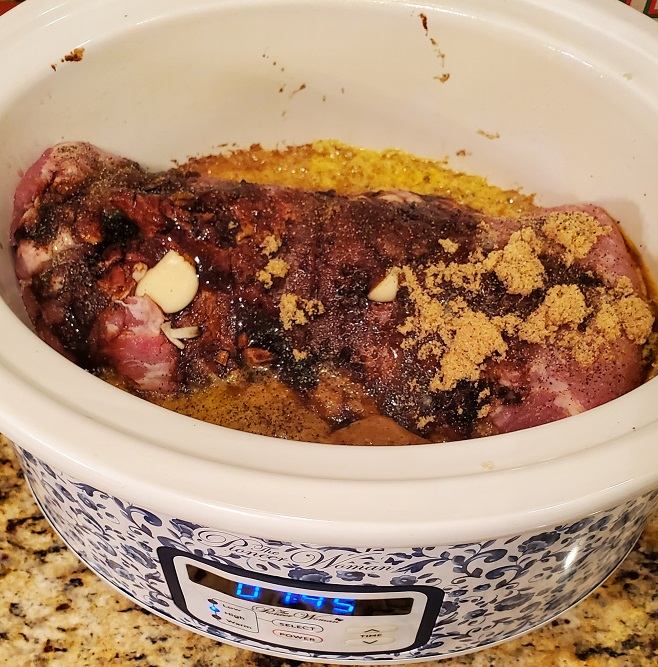 beef in the slow cooker seasoned called Tavern Beef