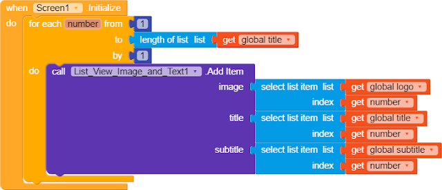 Tutorial Kodular Cara Mencari Item di Dalam List Mengunakan List View Image anda Text