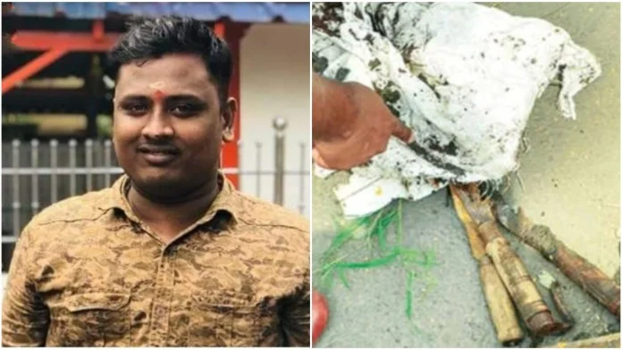 LATEST: Kerala Police recover four blood-stained swords suspected to be used by SDPI goons to murder RSS activist A Sanjith