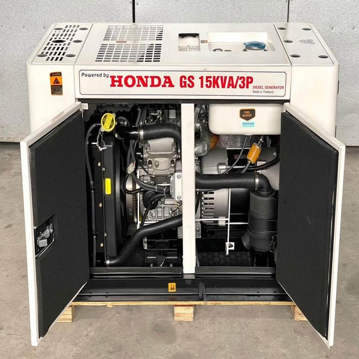 Máy Phát Điện Honda Chạy Dầu GS 15kva-ATS-3phase