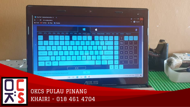 SOLVED: KEDAI LAPTOP SEBERANG JAYA | ASUS A43S FEW BUTTON NOT RESPONDING, SUSPECT KEYBOARD PROBLEM, NEW KEYBOARD REPLACEMENT