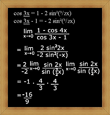 Pelajaran Matematika Limit Trigonometri