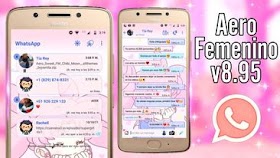 WHATSAPP AERO FEMENINO EN SU ULTIMA VERSION 8.95 GRATIS 💓