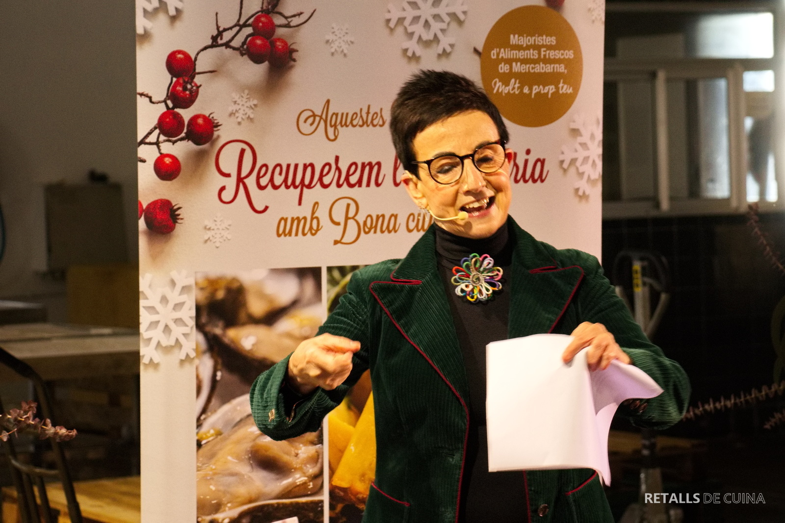 Campanya de Nadal de Mercabarna amb la xef Carme Ruscalleda