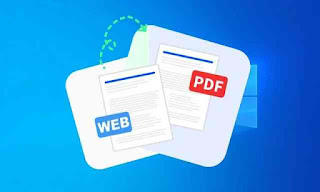 كيفية حفظ صفحة الويب بصيغة PDF