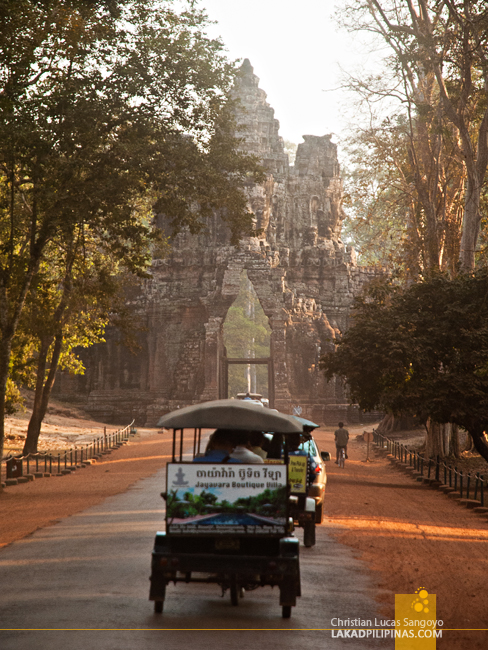 Angkor Thom Gate in Siem Reap