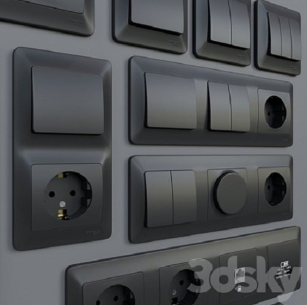 Sockets And Switches Schneider Electric  | Graphite