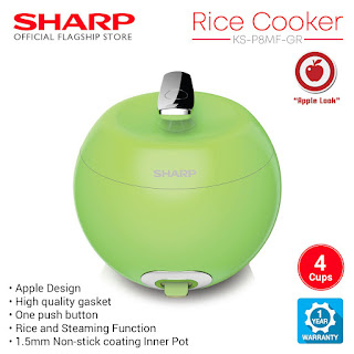 Sharp Apple Shape Rice Cooker