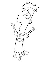 Ferb Fletcher coloring page