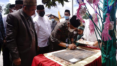Bupati Bone Resmikan Masjid "Asmaul Husna" Desa Bulu Tanah