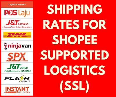 Shipping Rates for Shopee Supported Logistics (SSL)