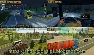 تحميل لعبة محاكاة شاحنة Truck Simulator مهكره مجانآ اخر اصدار للاندرويد