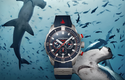 Ulysse Nardin Diver Chronograph Hammerhead Shark Replica Watch