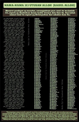 Rasul nama Daftar 25