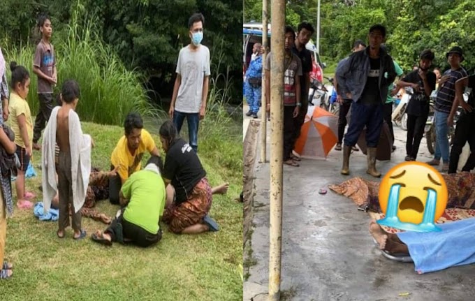 Dua Anak Maut, Selamatkan Ibu Lemas Dibawa Arus Sungai Air Beruk