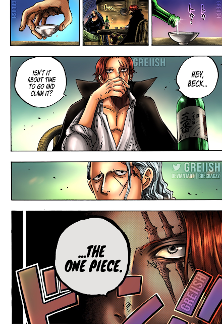 Review Manga One Piece 1054 Shanks bergerak mencari one piece