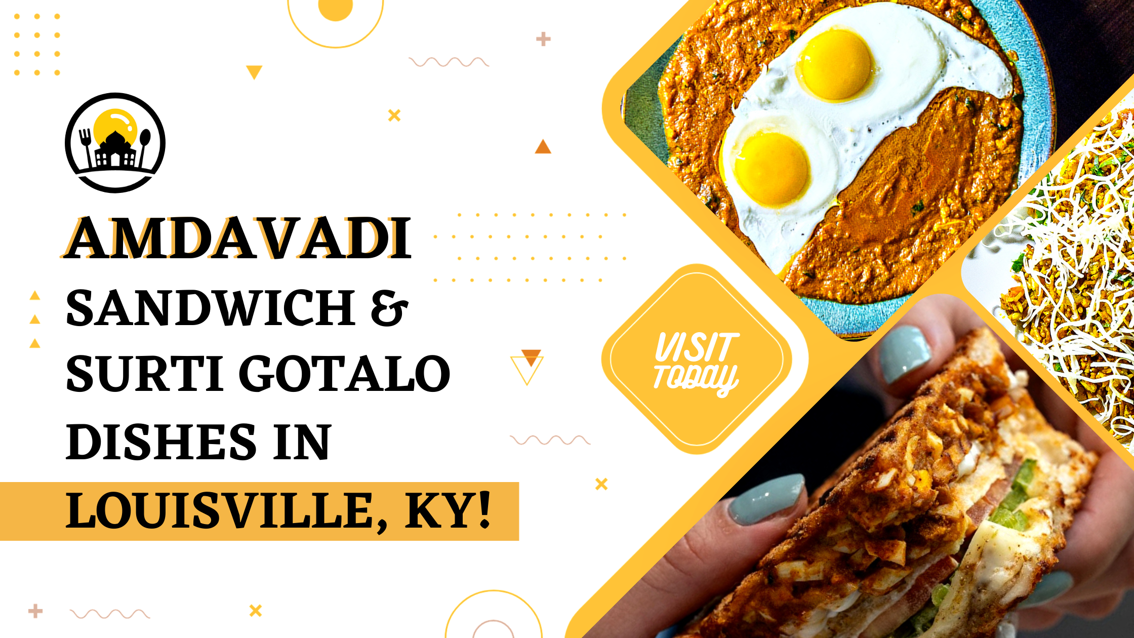 Amdavadi Sandwich & Surti Gotalo Dishes In Louisville, KY!