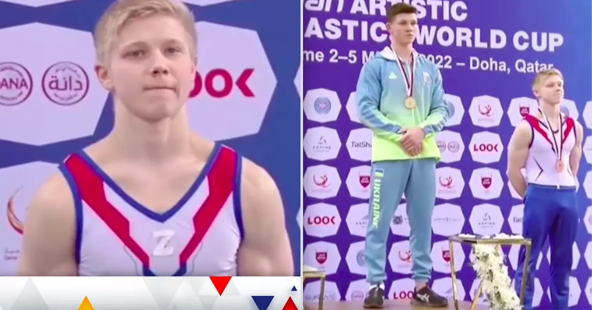 Russian Gymnast Defeated By Ukrainian Shockingly Displays Support For Russian Invasion On Podium