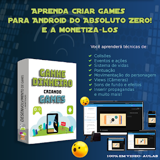 Curso Ganhe dinheiro criando games