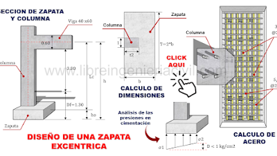 Diseño de zapata excentrica