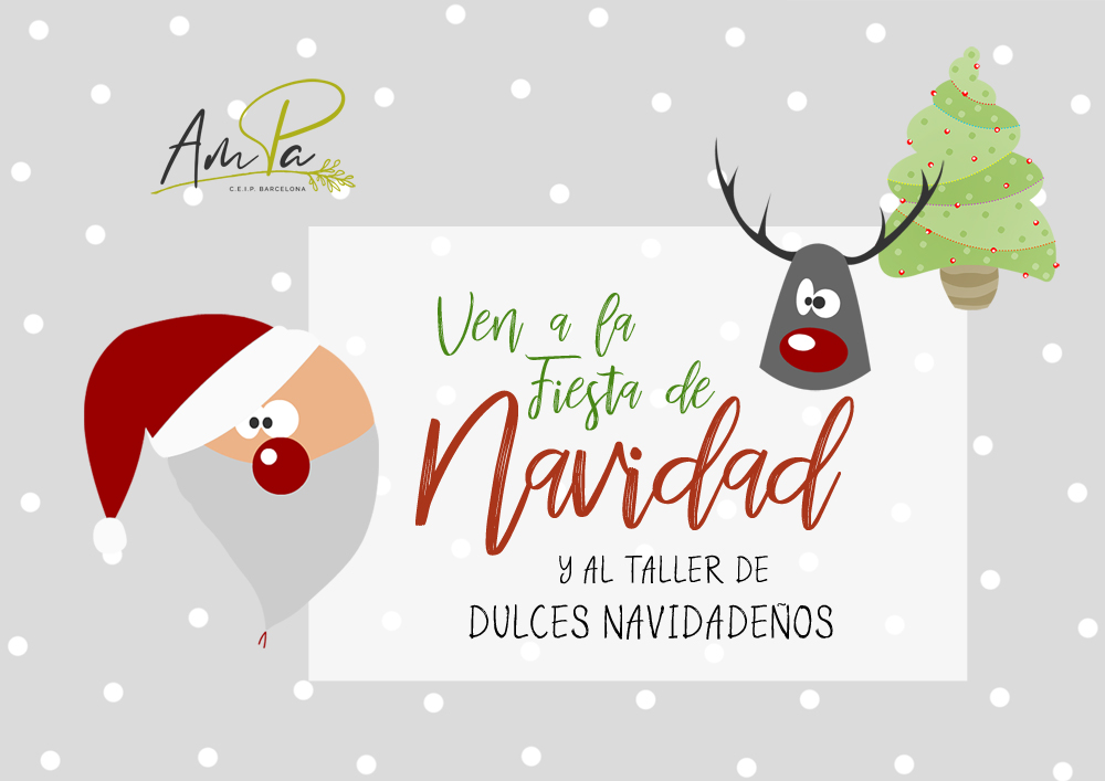 Taller Dulces de NAVIDAD - Diciembre 2021 AMPA CEIP BARCELONA