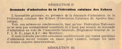 Boletín de la Federación Francesa de Ajedrez nº 20, pág. 6, 15/10/1926