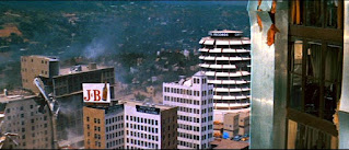 earthquake, 1974, disaster movie, 1970's, film, movie, cinema, screenshot, hollywood, los angeles, l.a, special effects, damage, destruction, skyscraper, box office,