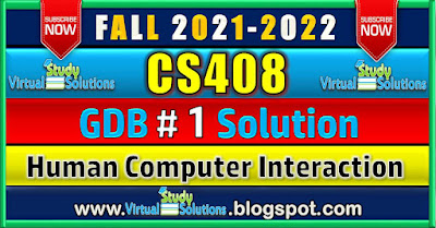 CS408 GDB 1 Solution 2022 | Fall 2021