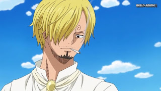 ワンピースアニメ WCI編 877話 サンジ | ONE PIECE ホールケーキアイランド編