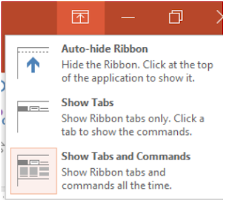 Mengatur Tampilan Ribbon di Powerpoint