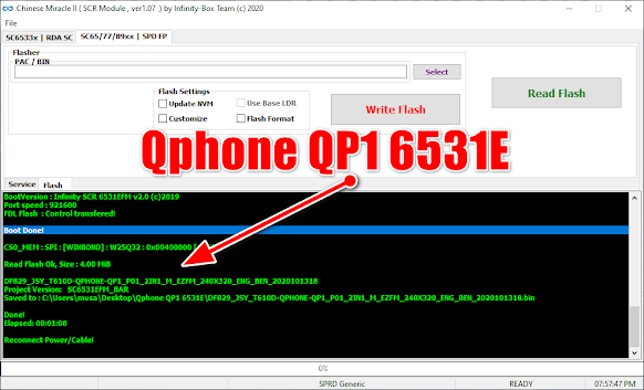 Q phone QP1 Flash File 6531E | 100% Tested -Alif Telecom