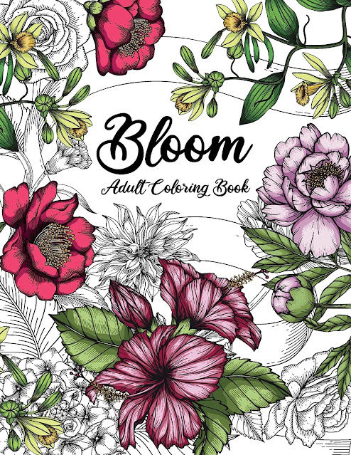 bloom adult coloring book