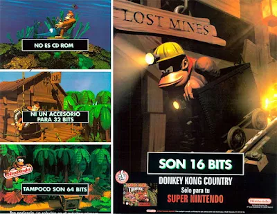 publicidad donkey kong country