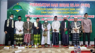 Maulid Nabi Muhammad SAW, Persaudaraan Remaja Masjid Jamie At Taqwa Santuni Kaum Dhuafa