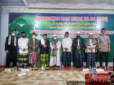 Panitia Peringatan Hari Besar Islam PHBI, (Permata) Persaudaraan Remaja Masjid Jami At Taqwa Kampung Pabuaran Leutik Desa Buaran Jati Kecamatan Sukadiri Kabupaten Tangerang