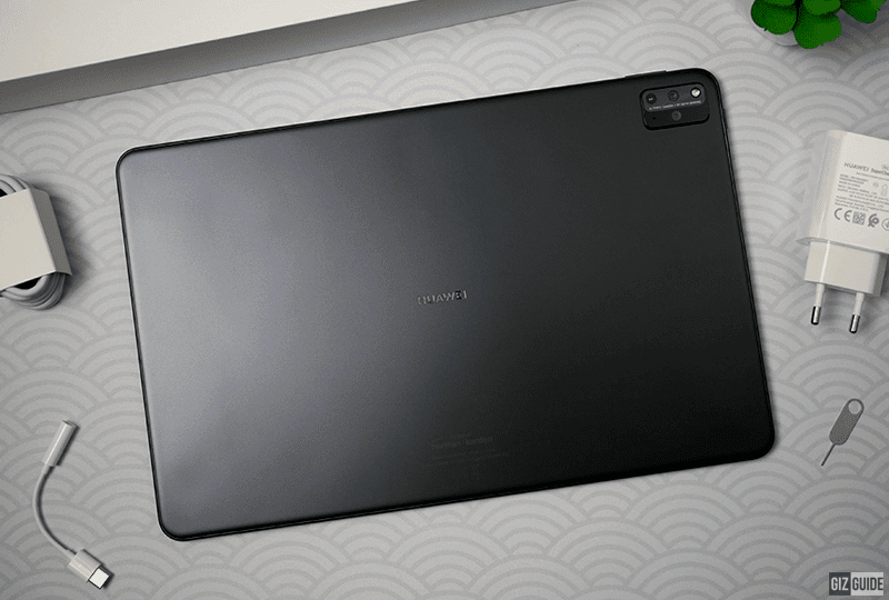 The back design of the tablet