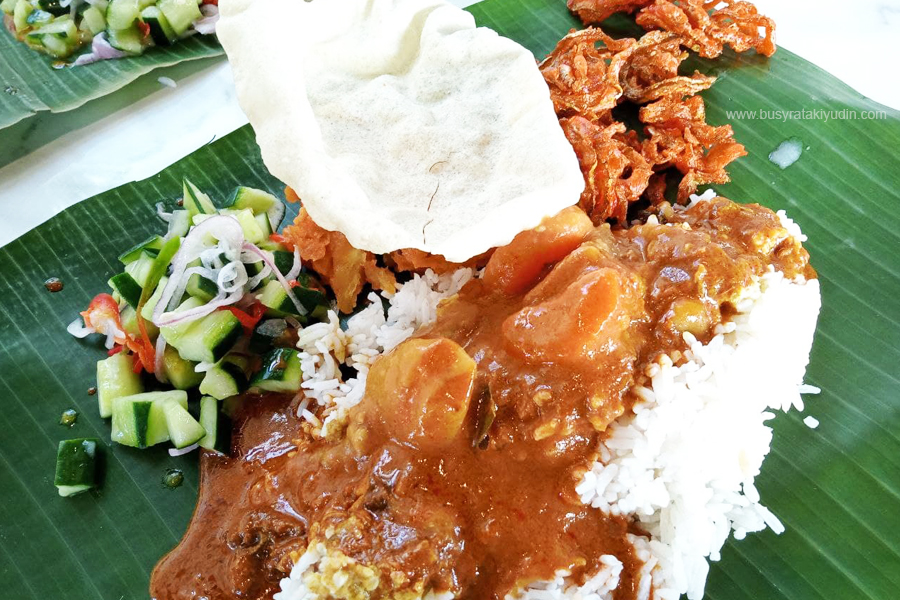 Makan di BananaBro Alor Setar, Nasi daun pisang di BananaBro, tempat makan best di Alor Setar,