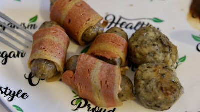 Shroompups in Blankets and Sage & Onion Vegan Stuffing Balls