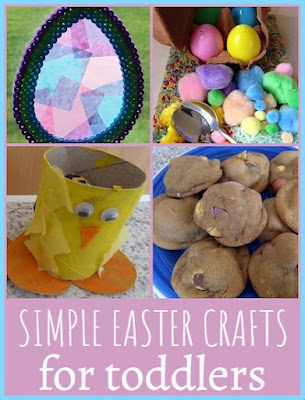 Simple Easter crafts for toddlers and pre-schoolers