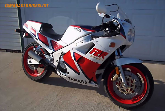 Yamaha FZR1000 White Red