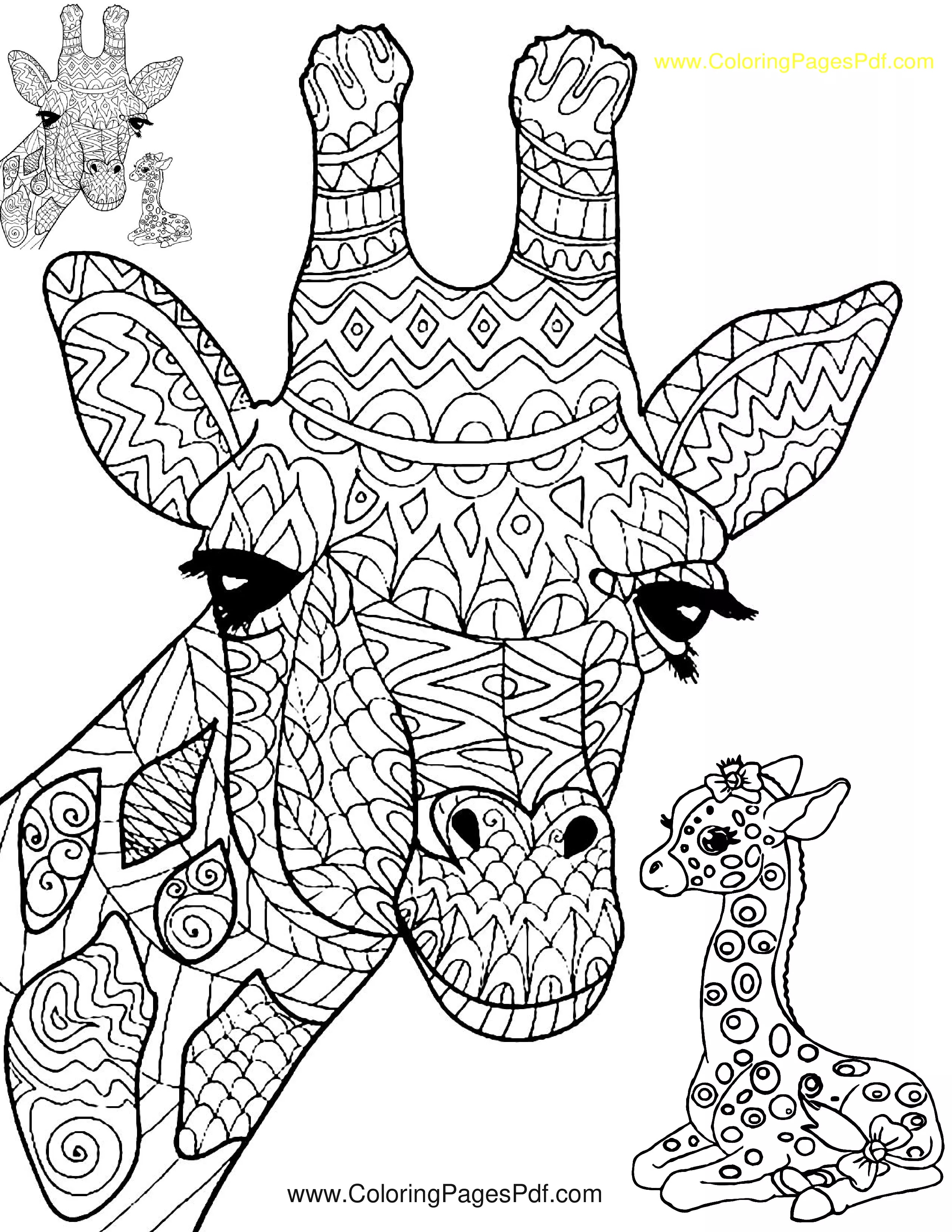 7100 Collections Unicorn Giraffe Coloring Pages  Latest Free