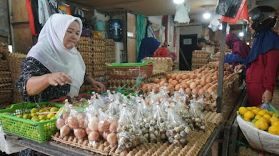 Harga Daging dan Telur Ayam Naik Signifikan di Pasar Padang Panjang