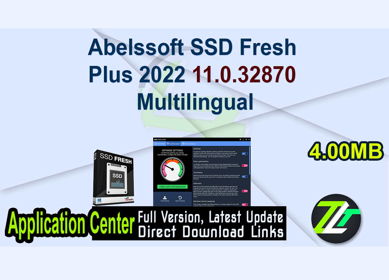 Abelssoft SSD Fresh Plus 2022 11.0.32870 Multilingual