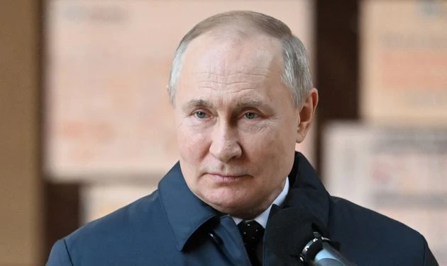 Vladimir Putin, aqui em Moscou, Rússia, 27 de fevereiro de 2022.