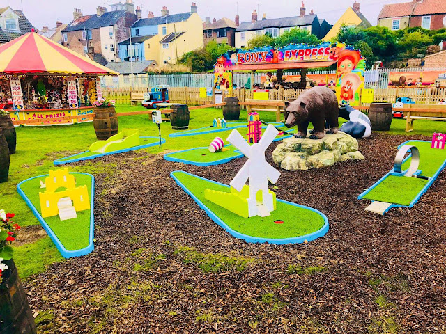 Crazy Golf at Pop's Meadow in Gorleston-on-Sea. Photo by Cherise Gray, October 2021