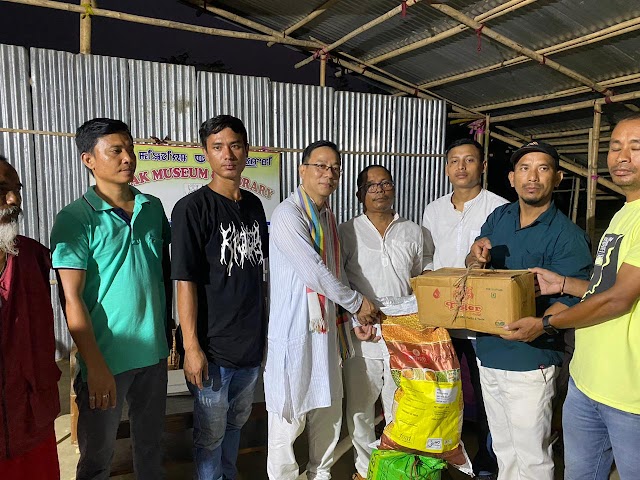 Lamargram Youth Association Extends Support to Refugees Fleeing Violence in Manipur