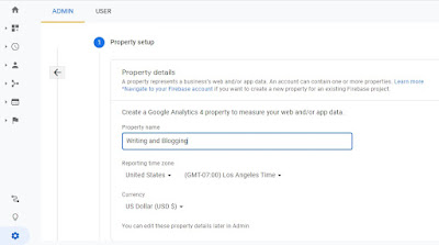 how to connect blog with google analytics 4