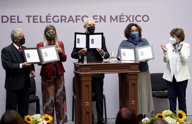  SECRETARIO ARGANIS DÍAZ-LEAL ENCABEZA CONMEMORACIÓN “170 AÑOS DEL TELÉGRAFO EN MÉXICO”.